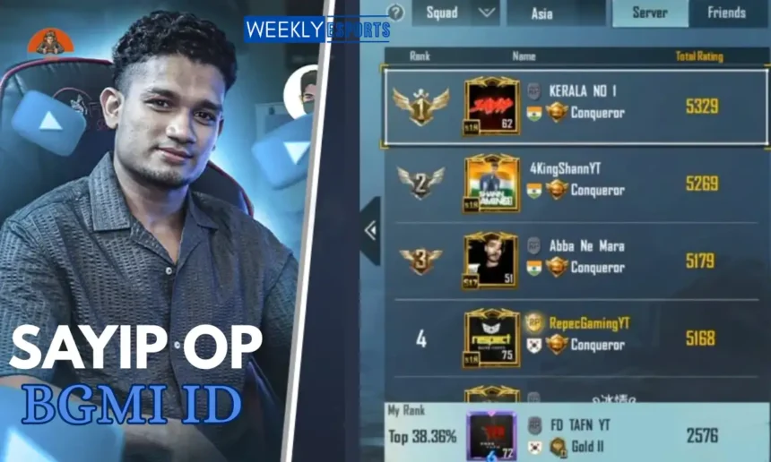 Sayip OP Bgmi ID
